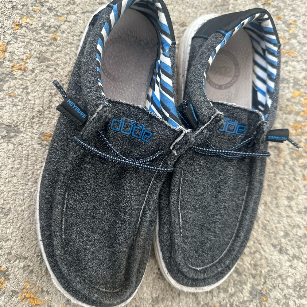Hey Dude Kids' Grey Casual Shoes